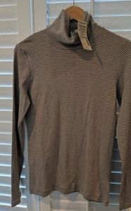 Muji mock turtleneck long sleeved shirt
